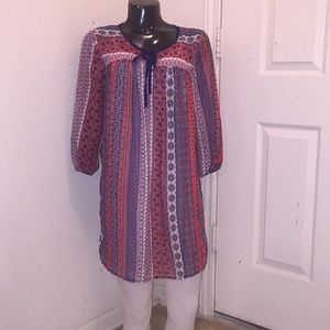 Gianni Bini Tunic Long Sleeve Dress